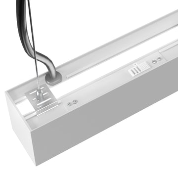 Use the slider switch on the back of the fixture to select a color temperature, then lock in your preference during the installation process.